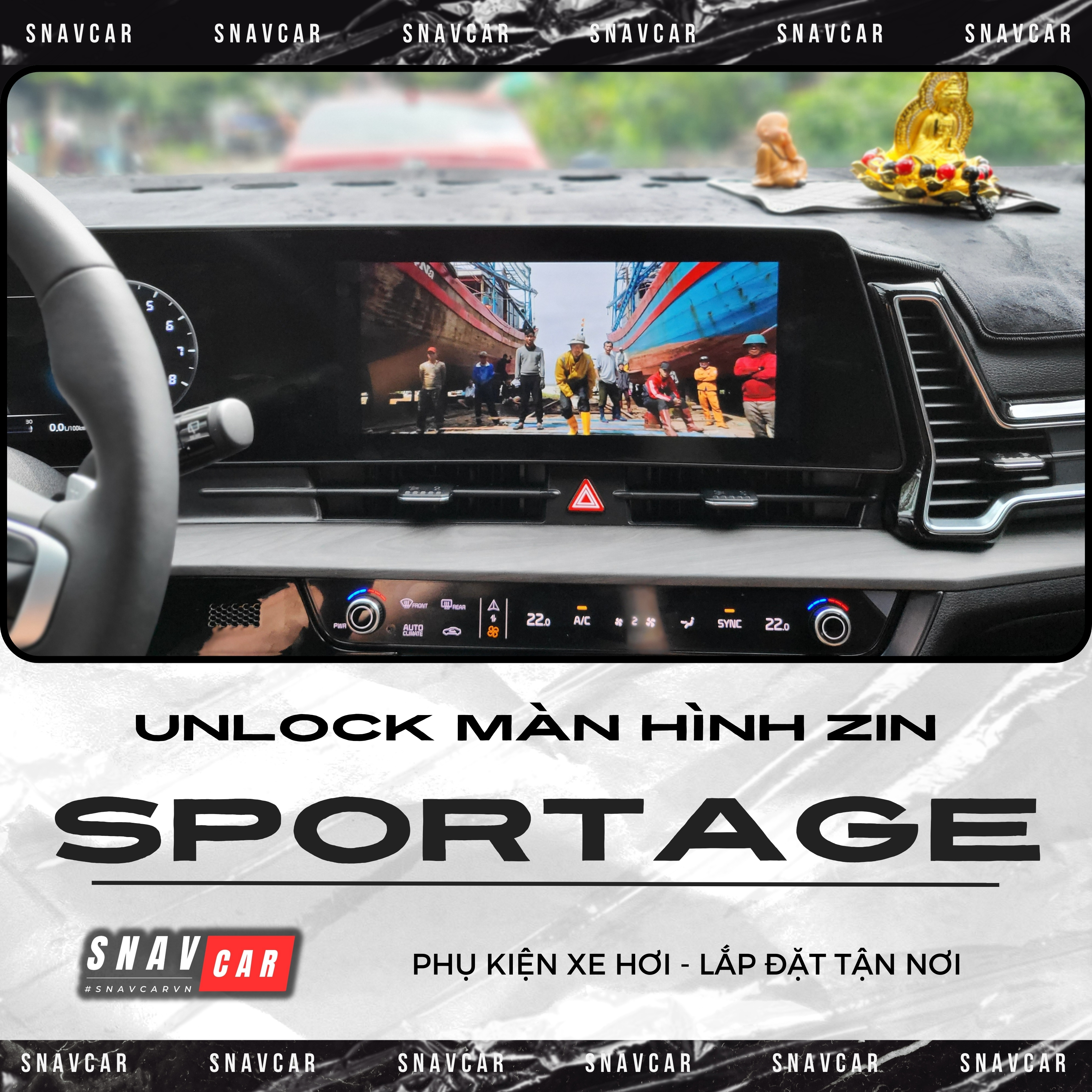 mở khóa màn hình kia sportage